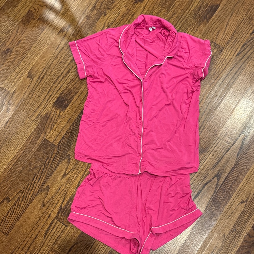Nordstrom Bright Pink Pajama Set